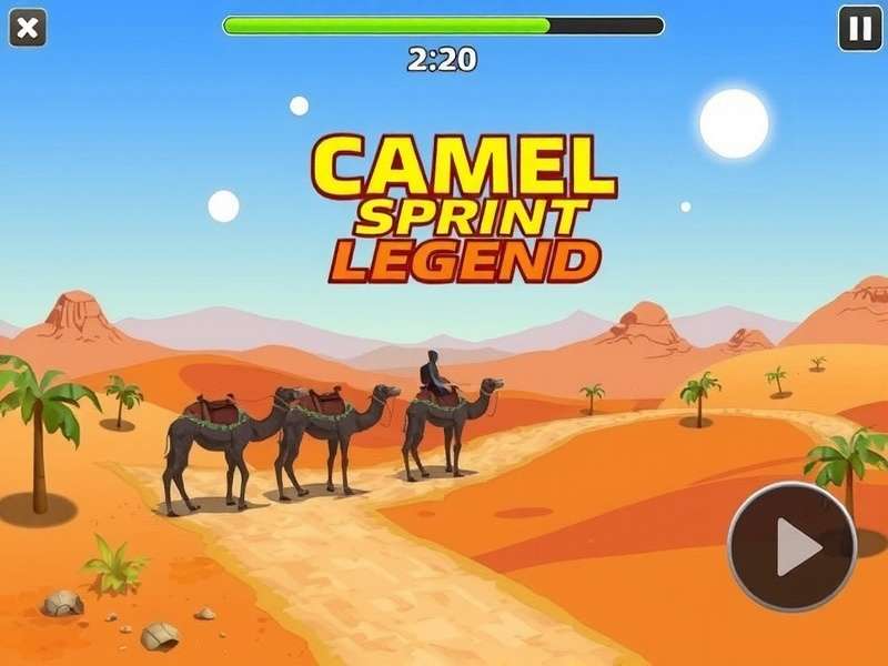 Camel Sprint Legend Game Screenshot